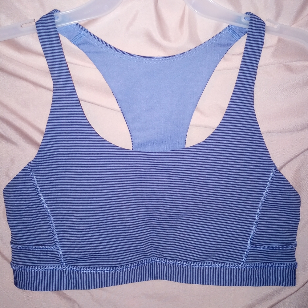 Lululemon Sports Bra Sz 6 Blue